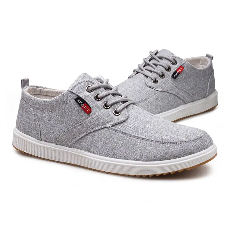 

2019 new stock casual men shoes canvas upper cheap sneakers breathable and lightweight for men casual shoes