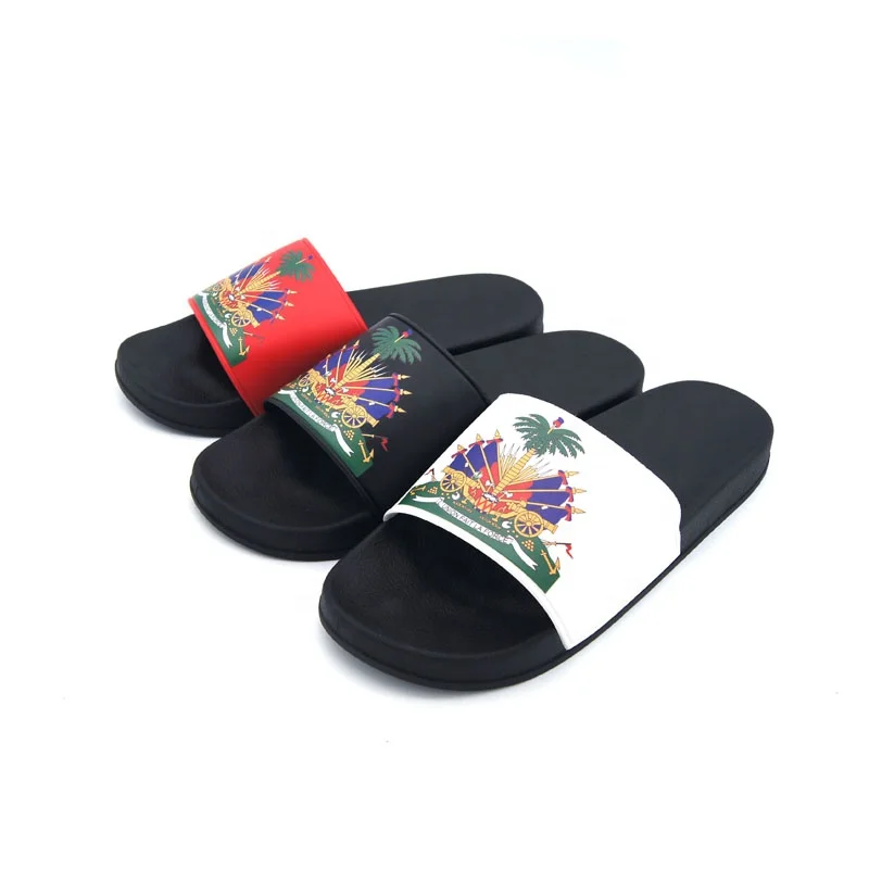 

2019 OEM black blank slippers,custom made slippers brand name blank slide sandal,custom summer beach pvc sliders slippers, Customized