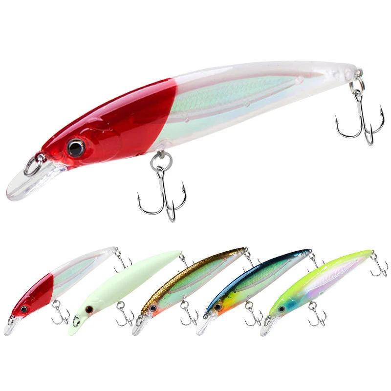 

Fishing Lures Sinking Wobbler Plopping Diving Hard Bait With fishing hooks