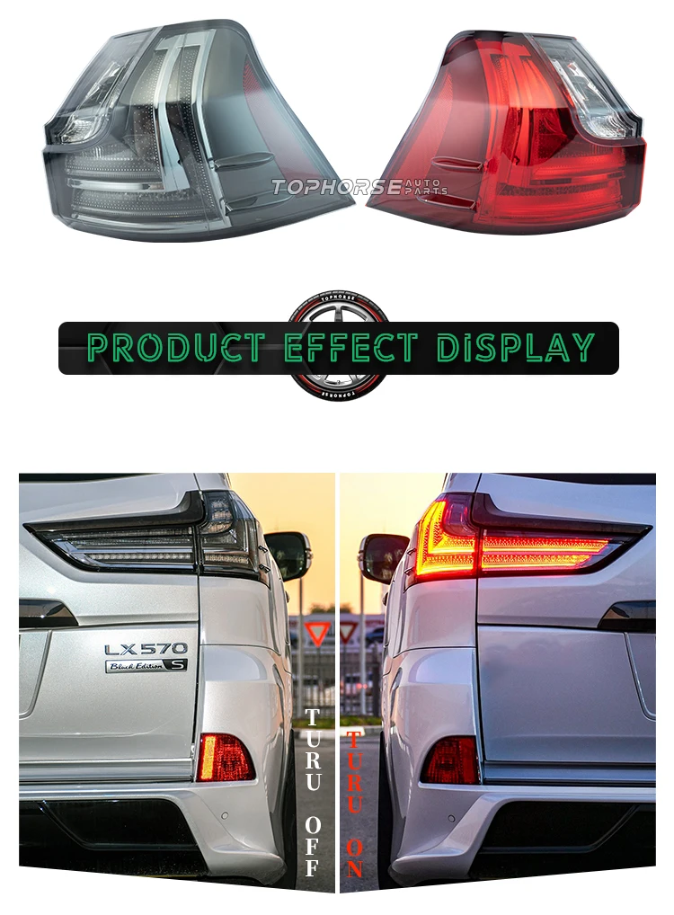 Lx570 Tail Lights Black Edition Tail Lamp Kuro Tail Light For Lexus ...