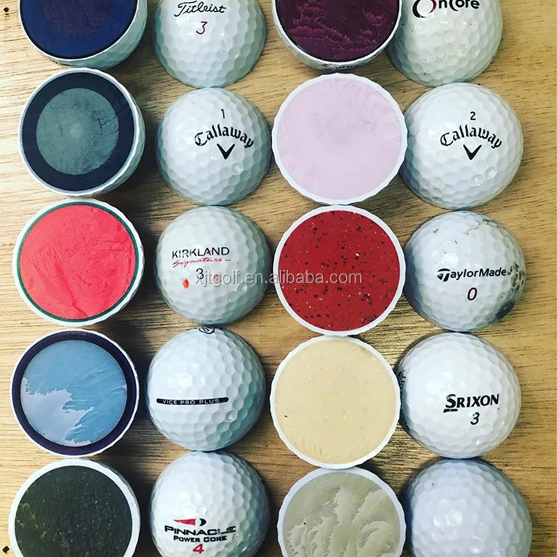 

Used wholesale high quality various color super newing golf balls, Customized