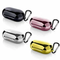 

Applicable to Samsung galaxy buds S10 TPU case electroplate anti-fall soft case with keychain