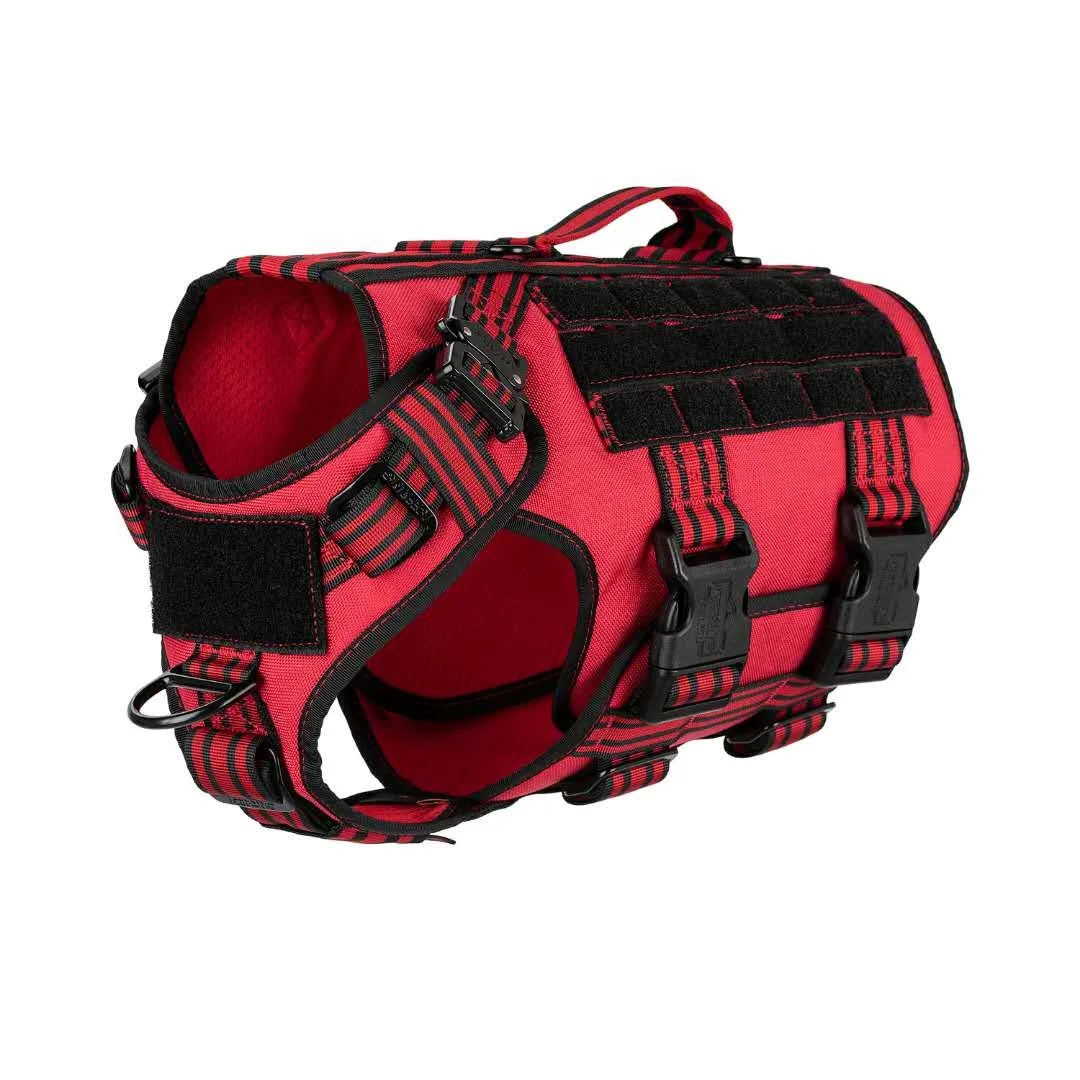 

Tactical Dog Harness No Pulling Adjustable Pet Harness Working Training Pet Vest Military Service Dog Harness 100 Pieces Red