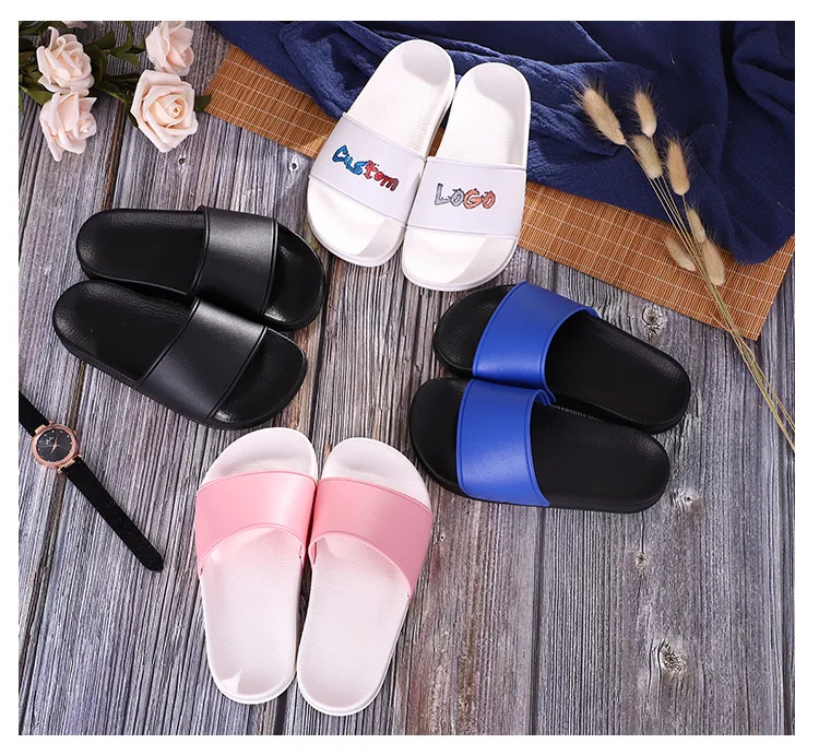 

fashion beach custom made kids slipper with logo, As pic