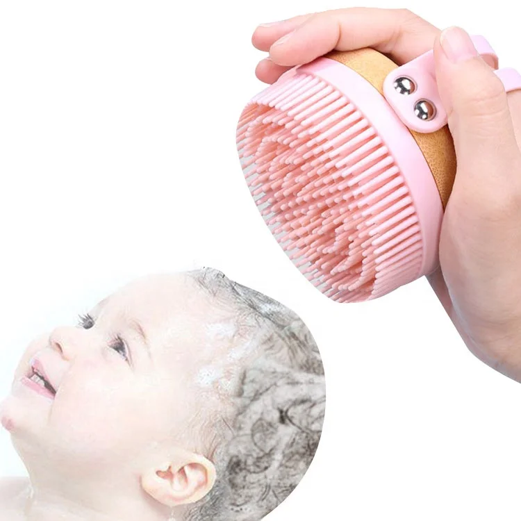 

Hair Scalp Massager Shampoo Brush Shower Head Scrubber Cleanser for Hair Growth Ease Dandruff