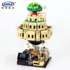XingBaoXB05001 creative series Sky City music box children's educational spell inserting assembling building blocks toys