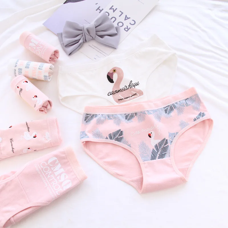 

2021 New fashion cotton women underwear hot selling ladies panty women cotton panty