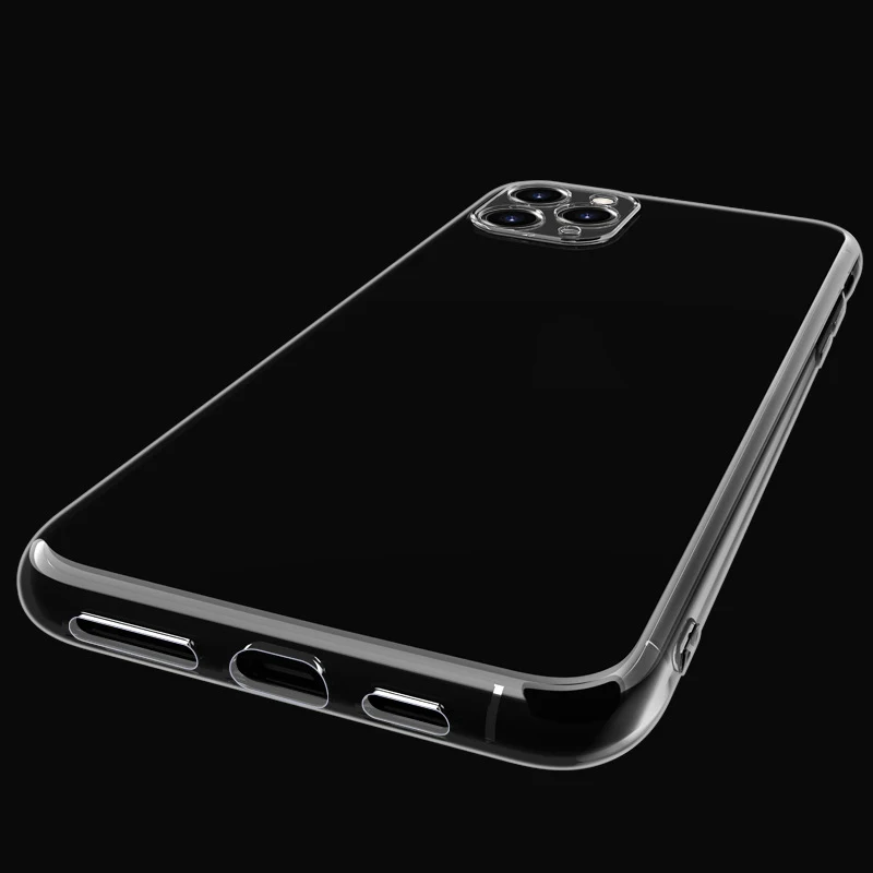 TPU Transparent Clear Phone Case Protect Cover Shockproof Soft Cases For iPhone 12 11 pro max 7 8 plus X XS SE2