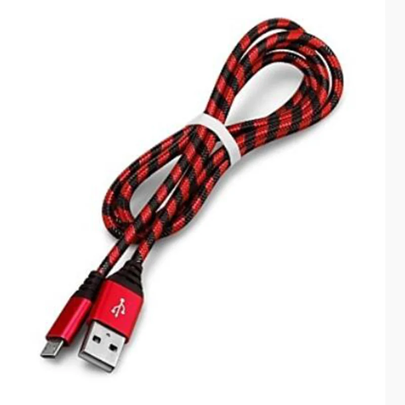 

Micro USB Cable Braided High Speed Nylon USB Cable Adapter For Samsung Huawei LG, Blue silver green hotpink orange gold rose gold