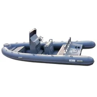 

CE China Military Patrol Hypalon Aluminum Rib 560 Boat for sale