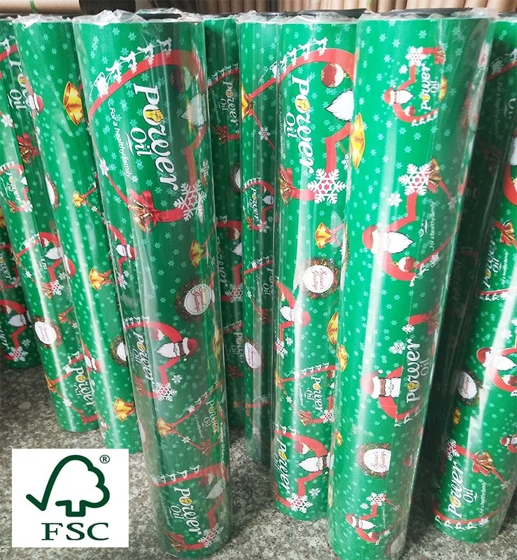 
Custom printing logo elk christmas gift wrapping paper , wrapping clothing shoe box tissue paper 