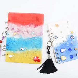 Image of A7 A6 A5 notebook silicone resin mold Manual DIY personalized notebook protective cover mould