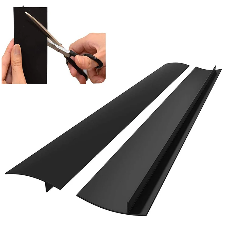 

2022 Amazon Top sell Kitchen accessories Easy Clean Heat Resistant Gap Filler for Kitchen Silicone Stove Counter Gap Cover