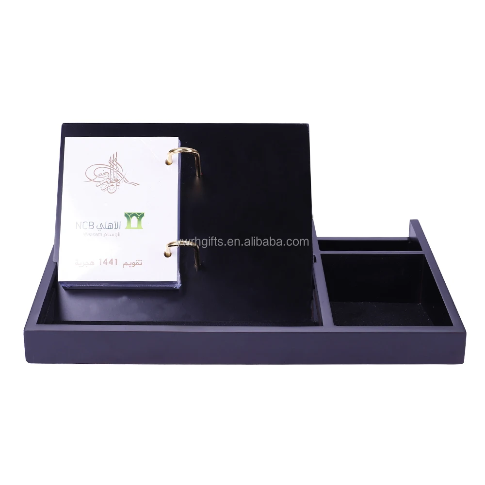 Saudi Arabia Brown Box Hijri Table Calendar 2020 For New Year Gifts
