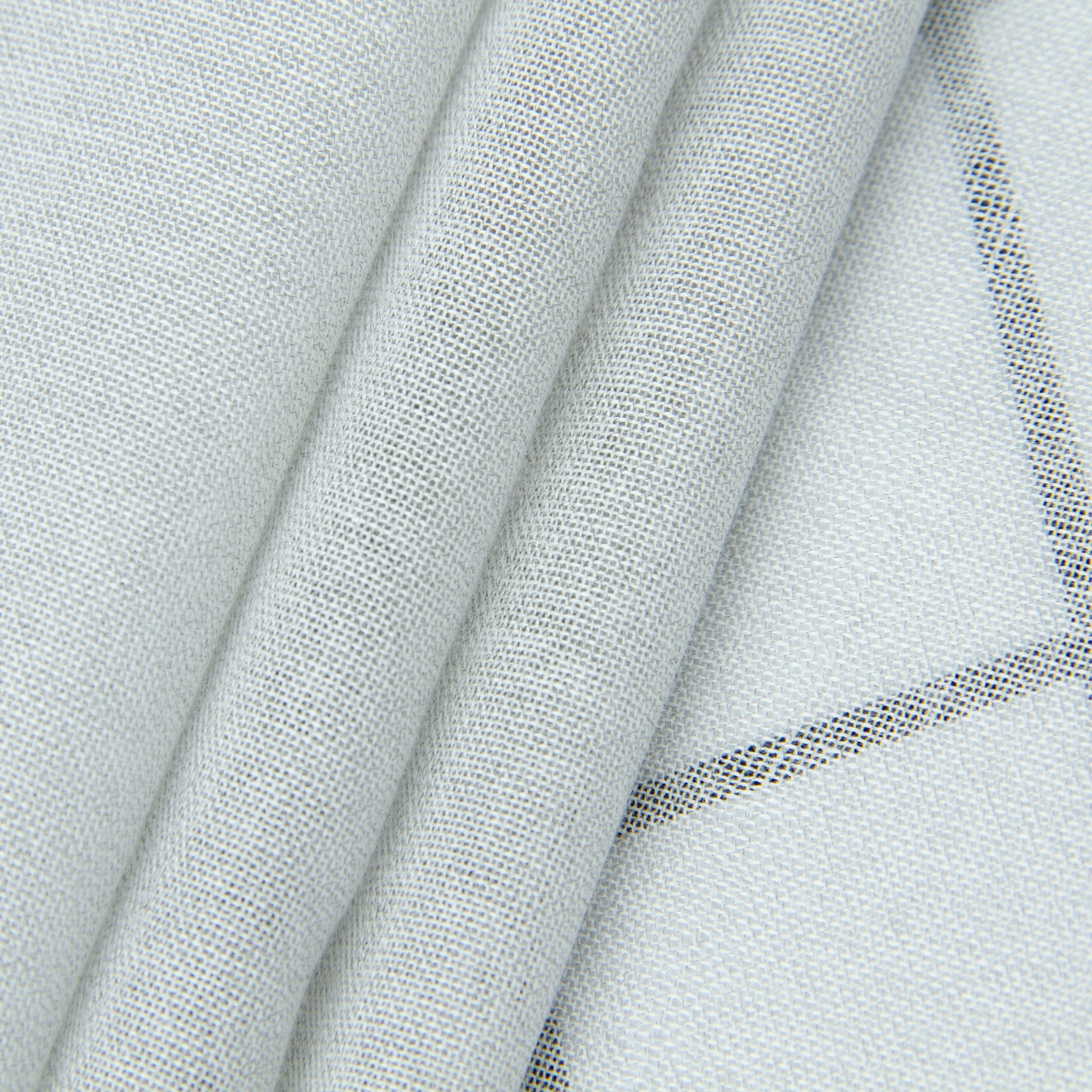 

Natural Cotton Silver Wide Width Lightweight Semi transparent EMF shielding fabric