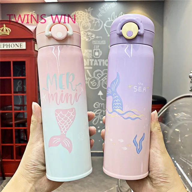

Free samples 2020 Hot Selling Outdoor sports Foldable kids fashion reusable 500ml Drinking eco friendly steel water bottle 1293, Multiple colors