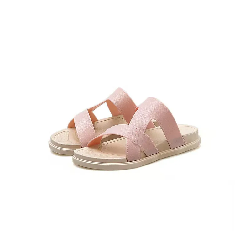 

Slippers Women Wear Beach Shoes In Summer New Style Net Red Fashionable And Versatile Shoes, As picture