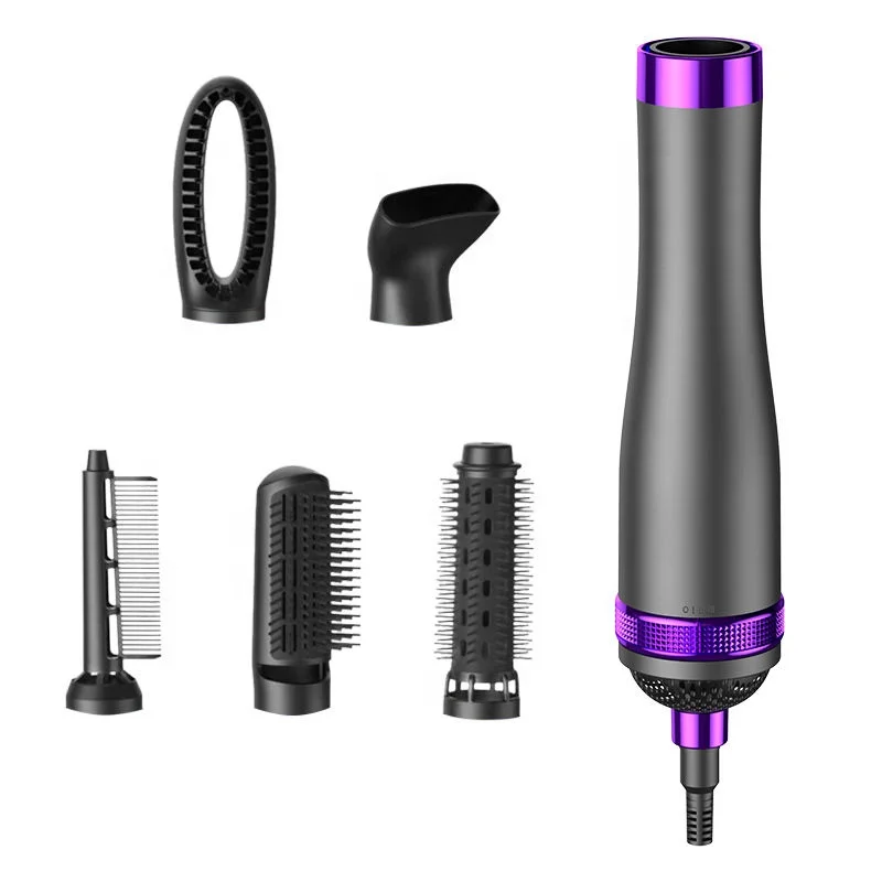 

5 In 1 Hot Air Hair Styler Wrap Electric Hair Dryer Complete Styler One Step Hair Dryer Brush Hot Air Comb 5 In 1 Hot Air Brush