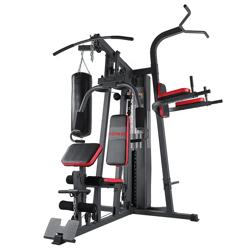 

2020 upgrade 3 station gym machines for home gym multistation gym equipment fitness, Customized
