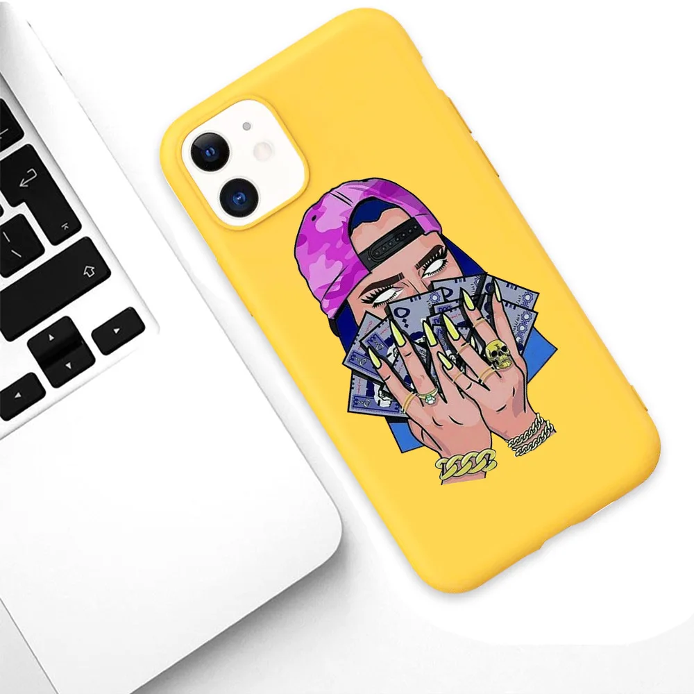 Yellow Tpu Pro Fashion Make Money No Friends Black Girl Phone Case For Iphone 11 5 6 7 Xs Max Case For Girls Buy Pro Fashion Black Girl Phone Case For