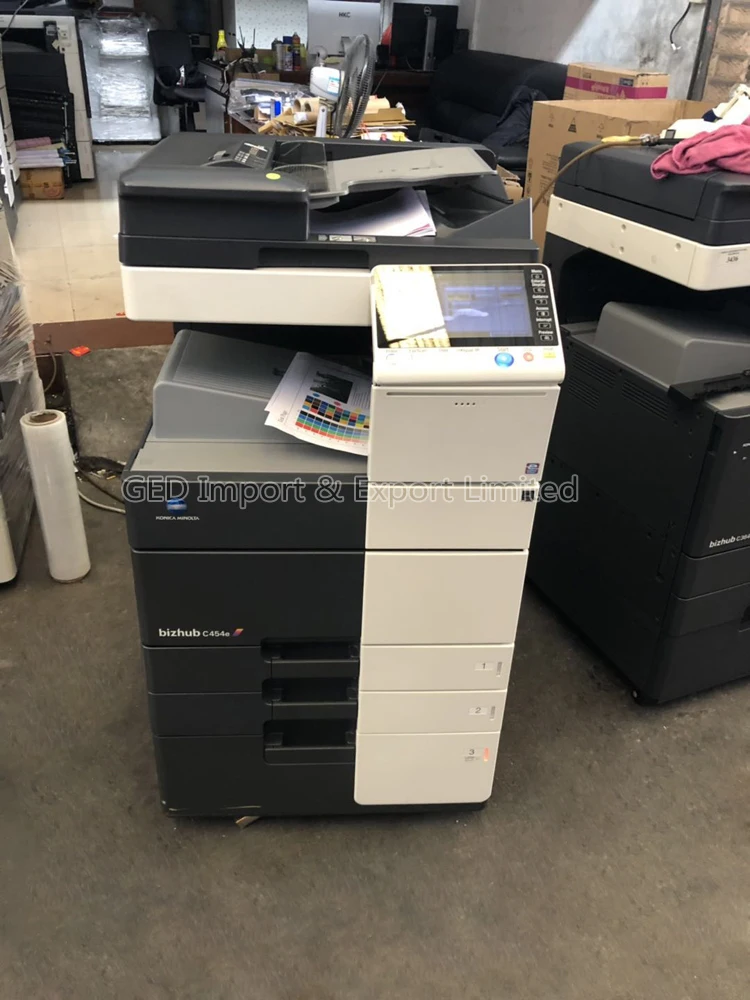 Office A3 Use Second Hand Refurbished Laser Printer Scanner Copier Machine For Konica Minolta Bizhub C454e Press View Second Hand Konica 654 Machine For Konica Minolta Product Details From Ged Guangzhou Import