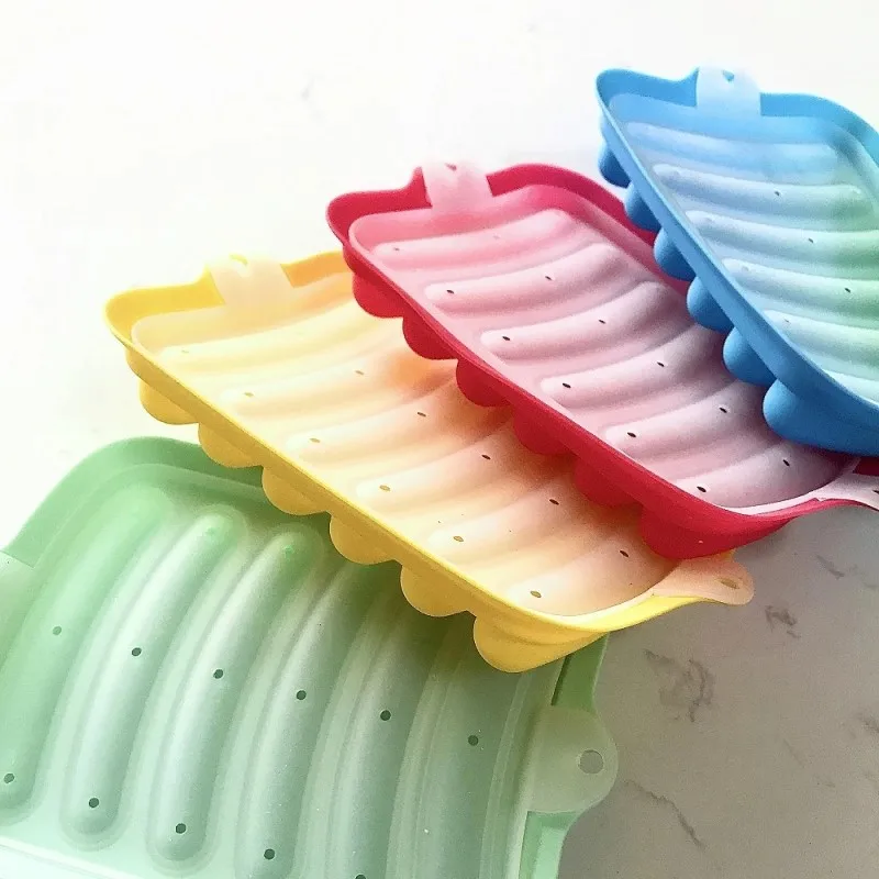 

BPA free 100% food grade 6 cavity Silicone lazy kitchen cooking Sausage Mold Maker with cover Hot Dog tray, Multi-color