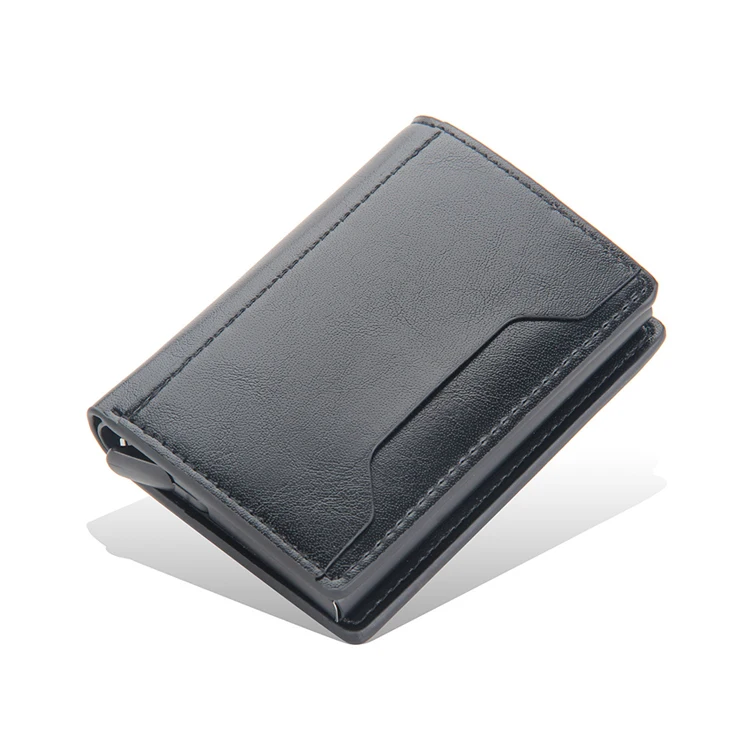 

Custom sublimation money clip pop up card holder for men with gift card holder box wallets, 4 colors