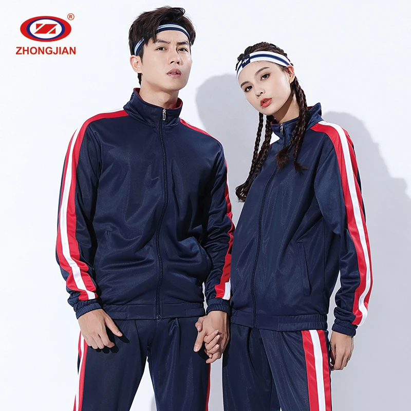 

Wholesale Man Outdoor Autumn Winter Clothing Full Zipper Blank Track Jacket Casual Black Fashion Jacket Mens