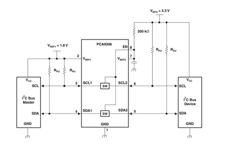 2-bit Bidirectional Voltage Level Translator Cjmcu-9306 Pca9306 - Buy ...