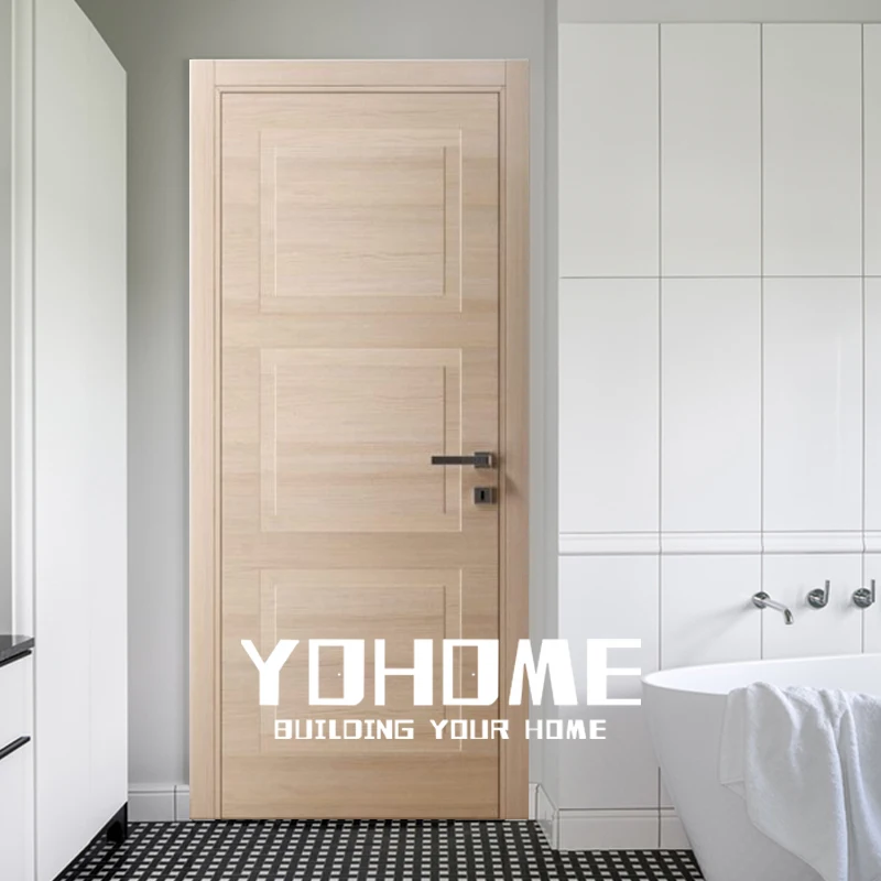 

American modern style interior wooden bathroom doors for sale toilet waterproof doors for bathroom door design