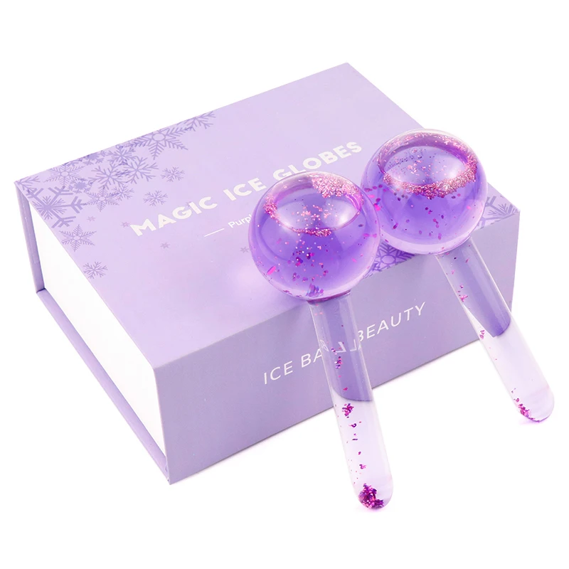 

Trending products 2021 SPA massage non-irritating clinic massage equipment face ice globes for tighten skin, Purple, pink, blue,etc.