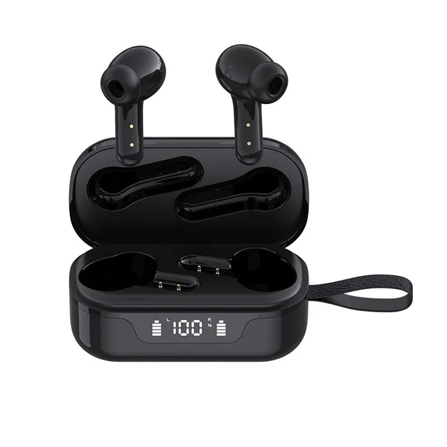 

YYK-ANC Pro In-Ear TWS 5.1 Buletooth Earphone Noise Reduction Digital Display Touch Control Earpiece HD Call Waterproof Earbuds
