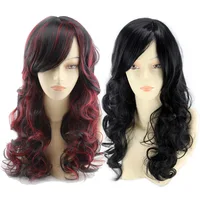 

Wholesale Light Brown colored Water Wave Lace front wigs Heat Resistant Fiber wigs