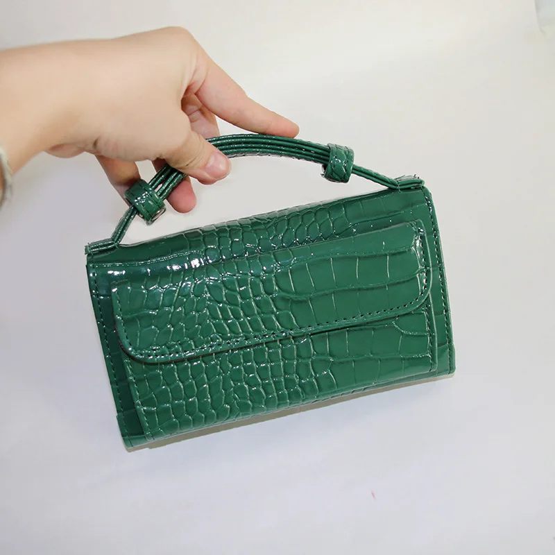 

2020 New Fashion Small Crocodile Wallet Bag Pu Leather Good Quality Purse Bags Ladies Designer Bag for Women