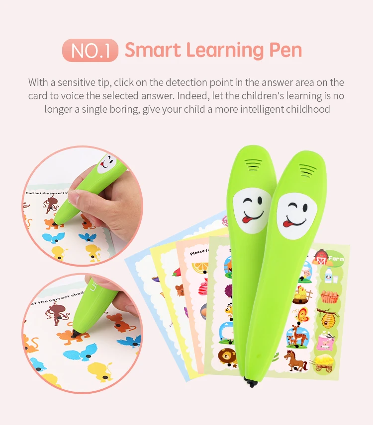 Smart Learning Pen Global Funhood Ys2607a Kids Education Smart Pen English Language Learning