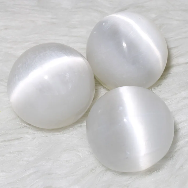 

Natural Flash Selenite Crystal Ball Highly Polished Selenite Sphere For Healing