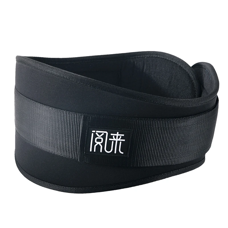 

EVA material Adjustable Waist Back Support Exercise Sports fitness custom logo accept Weight lifting belt, Blue/black