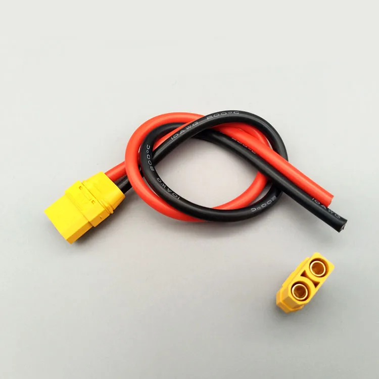 Amass Female Xt90 Connector High Current Xt90h Plug Xt90s Male Cable With Silicone Wire 12awg 1476