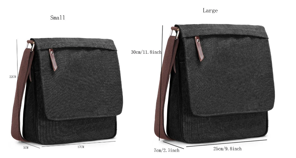 product-GF bags-Hot sell New Canvas Bags Men Messenger Bags Vintage Mens Shoulder Crossbody Bags Man