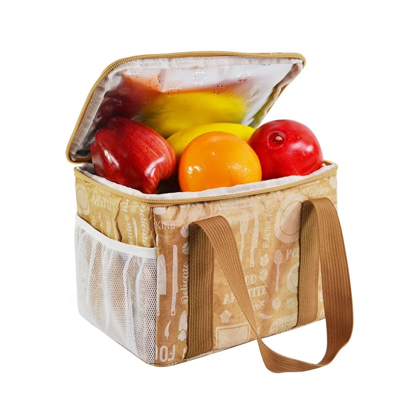 

eco reusable waterproof cooler box insulated kit portable picnic lunch bag