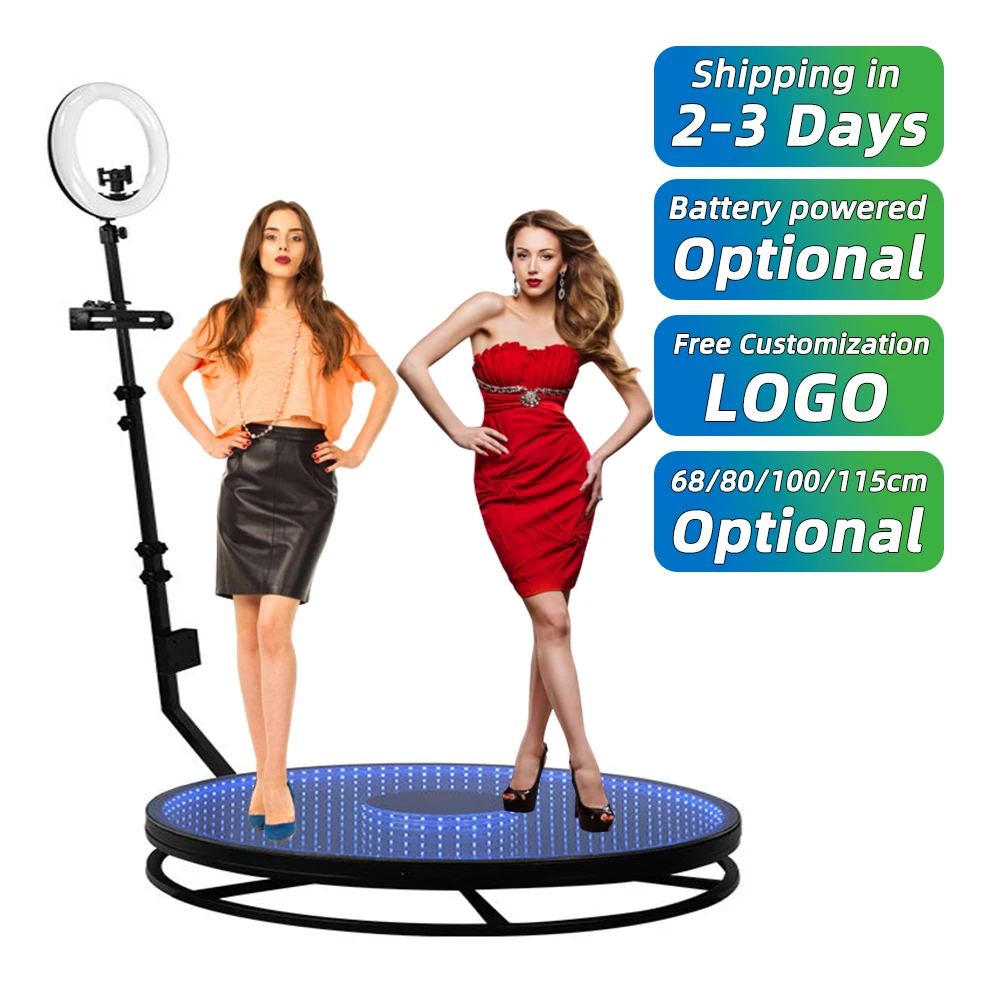 

80cm wedding manual ring light 360 product photo booth