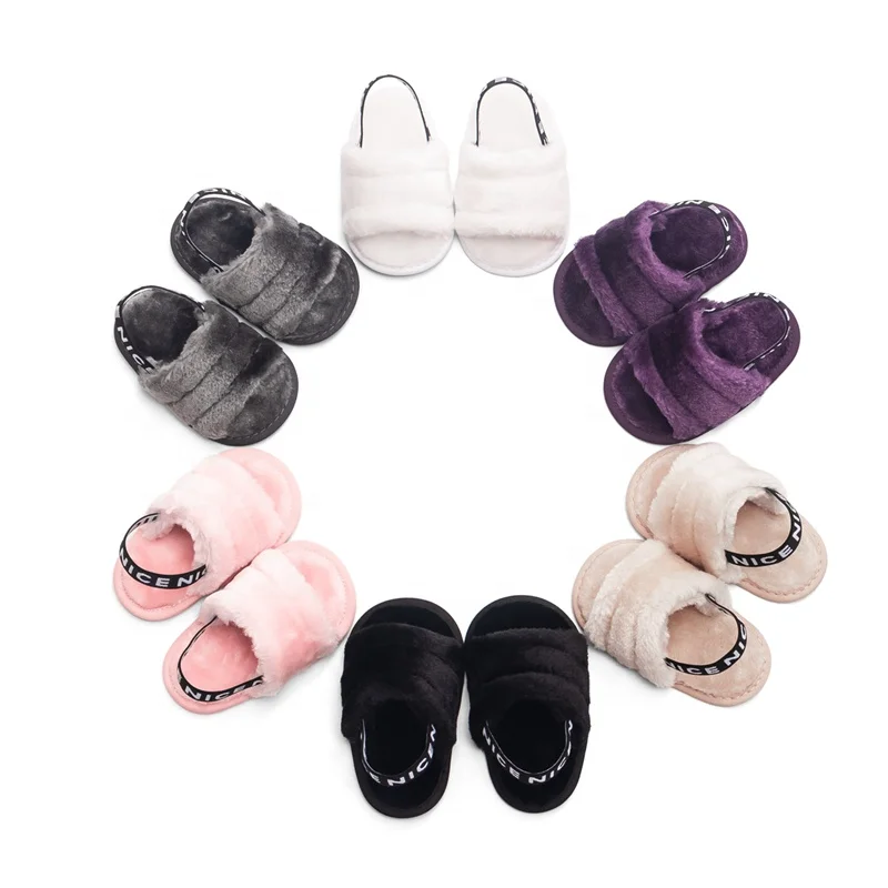 

Professional Manufacture Cheap Fashion Trend Anti-odor Baby Hairy Sandal Shoes