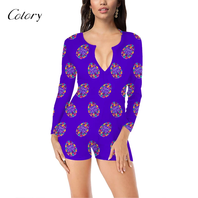 

Colory Easter 2021 Clothing Woman Bra Cotton Women Plus Size Pajamas Sets, Picture shows