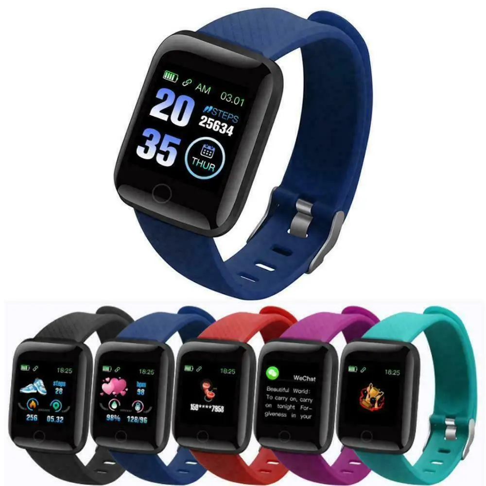 

2022 Most Popular Smart Watches 116plus With Heart Rate Monitor Android Bt Smart Watch For Cellphone