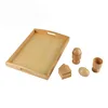 LT040 Montessori Wooden Material for Children 3D Object Fitting Exercise Kids Boy Teaching Aids Toy Educational Math Game Toys