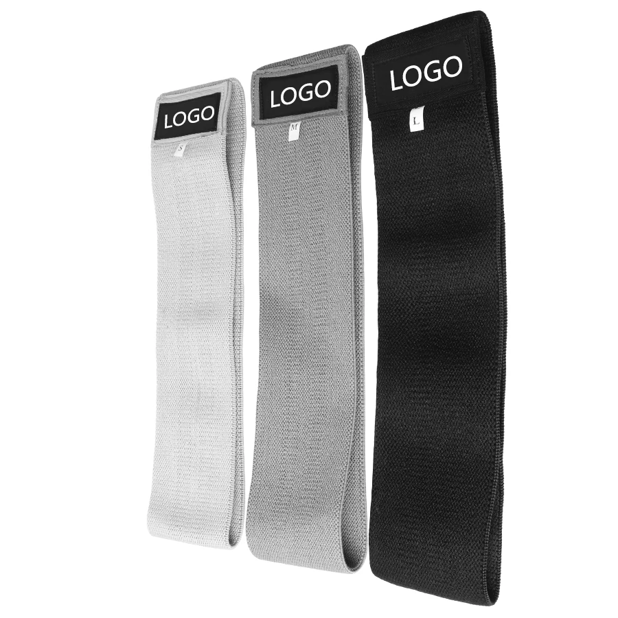 

Fitness Pull up Fabric Booty Band Customized Logo Print Eco Friendly Booty Band, As picture