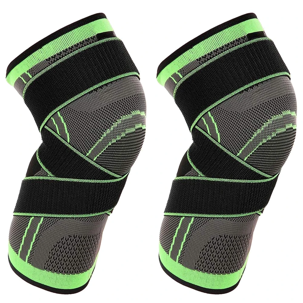 

1PC Support Protector Kneepad Kneecap Knee pads Pressurized Elastic Brace belt for Running Basketball Volleyball joelheira