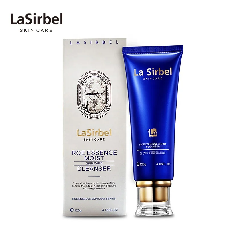 

Guangzhou Wholesale Gentle Facial wash Deep Cleansing Washing 120ml Roe Moist Cleanser skin care for Women