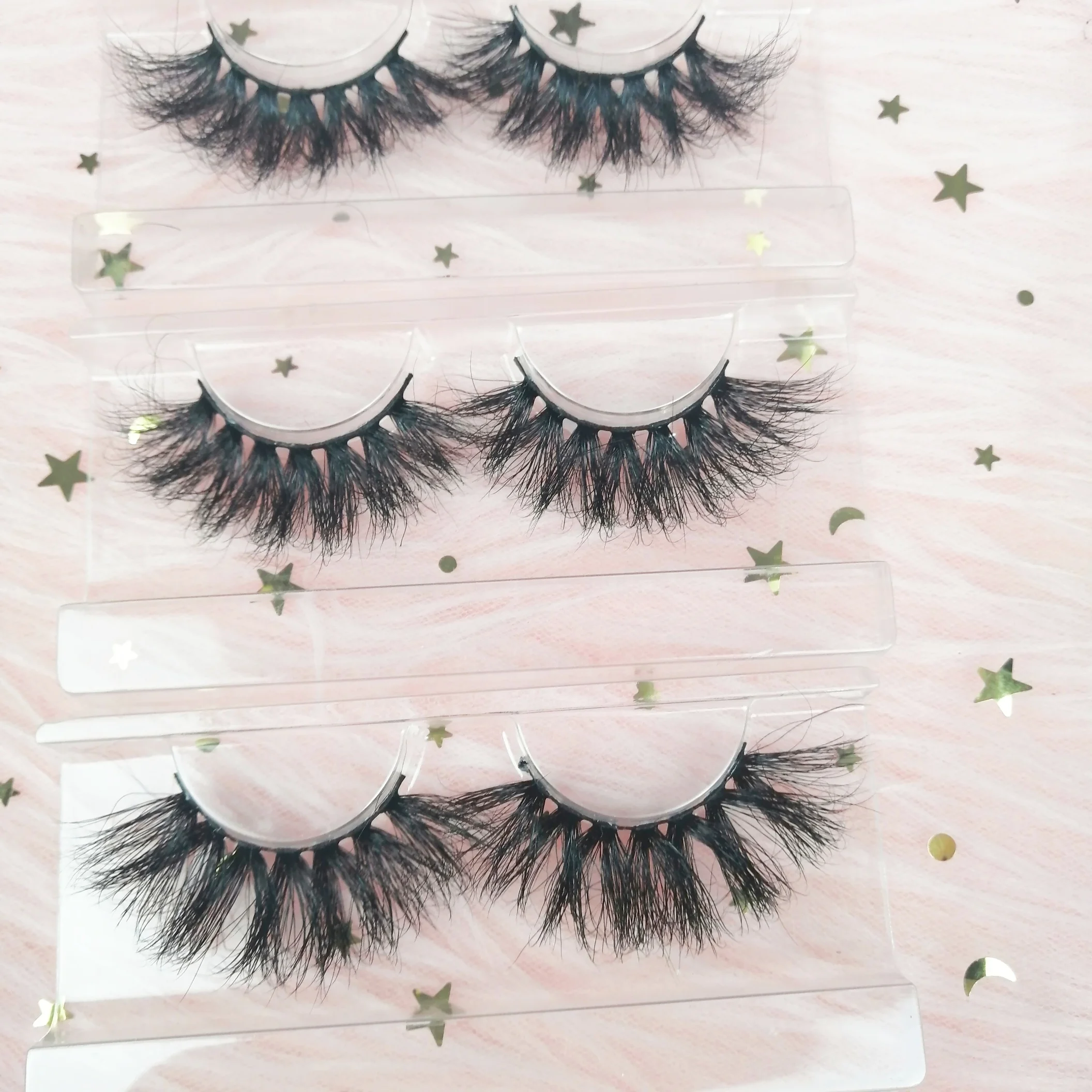 

3d eyelashes 100% real mink new styles custom private labe lashese with case, Natural black