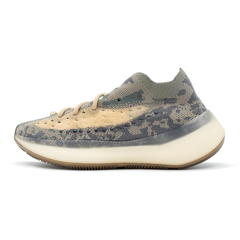 

with original logo & boxes yeezy 380 mist big size 36-48 sports sneaker 350 V2 yezzyes running putian shoes